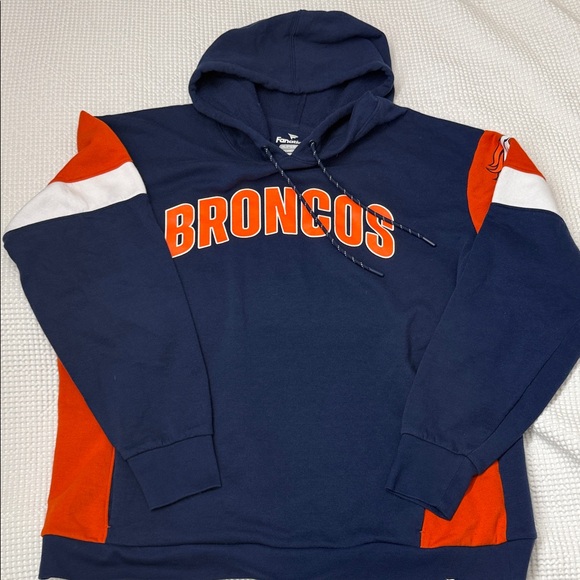 Fanatics Other - Women’s Broncos Navy & Orange Pullover Hoodie Sweatshirt - 2X